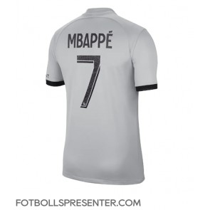 Paris Saint-Germain Kylian Mbappe #7 Borta Matchtröja 2022-23 Kortärmad